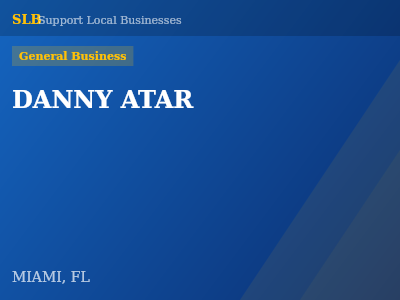 DANNY ATAR — General Business in MIAMI, FL