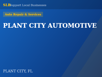 PLANT CITY AUTOMOTIVE — Auto Repair & Services in PLANT CITY, FL