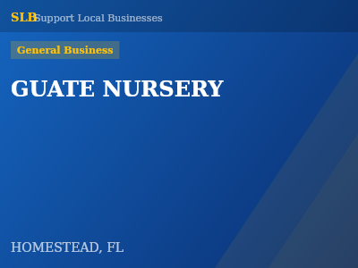 GUATE NURSERY — General Business in HOMESTEAD, FL