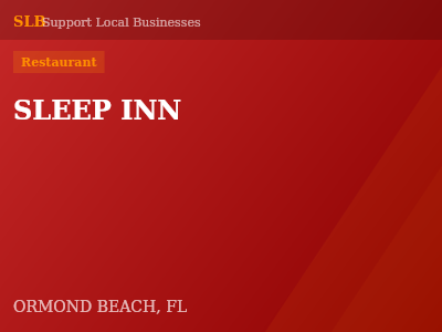 SLEEP INN — Restaurant in ORMOND BEACH, FL