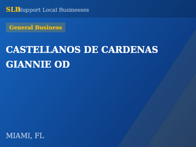 CASTELLANOS DE CARDENAS GIANNIE OD — General Business in MIAMI, FL