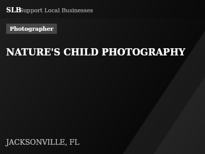 NATURE'S CHILD PHOTOGRAPHY — Photographer in JACKSONVILLE, FL