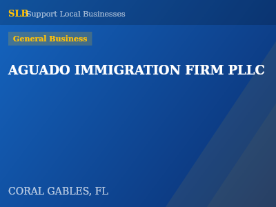 AGUADO IMMIGRATION FIRM PLLC — General Business in CORAL GABLES, FL