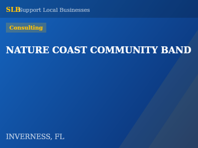 NATURE COAST COMMUNITY BAND — Consulting in INVERNESS, FL