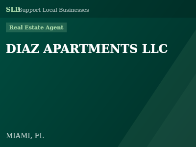 DIAZ APARTMENTS LLC — Real Estate Agent in MIAMI, FL