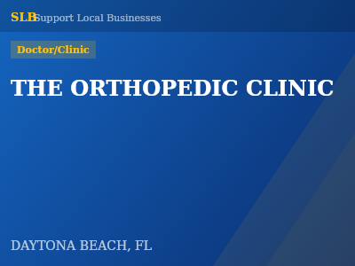 THE ORTHOPEDIC CLINIC — Doctor/Clinic in DAYTONA BEACH, FL