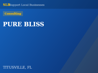 PURE BLISS — Consulting in TITUSVILLE, FL