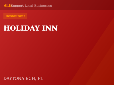 HOLIDAY INN — Restaurant in DAYTONA BCH, FL