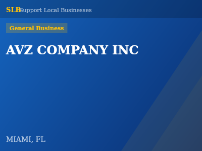 AVZ COMPANY INC — General Business in MIAMI, FL