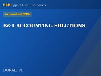 B&R ACCOUNTING SOLUTIONS — Accountant/CPA in DORAL, FL