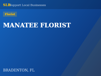 MANATEE FLORIST — Florist in BRADENTON, FL