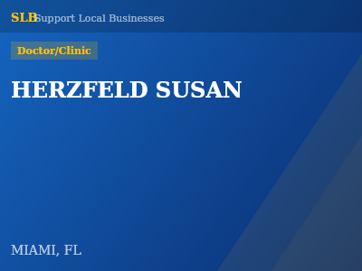 HERZFELD SUSAN — Doctor/Clinic in MIAMI, FL