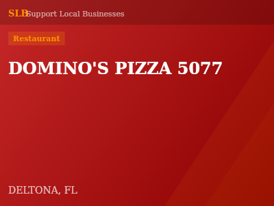 DOMINO'S PIZZA 5077 — Restaurant in DELTONA, FL