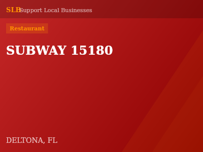 SUBWAY 15180 — Restaurant in DELTONA, FL