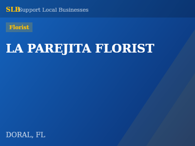 LA PAREJITA FLORIST — Florist in DORAL, FL