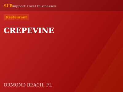 CREPEVINE — Restaurant in ORMOND BEACH, FL