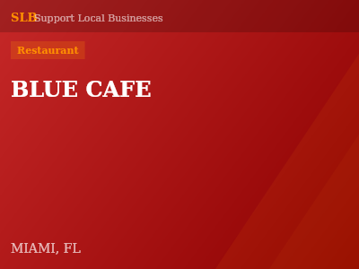BLUE CAFE — Restaurant in MIAMI, FL