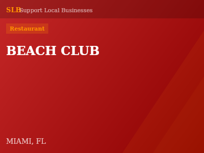 BEACH CLUB — Restaurant in MIAMI, FL