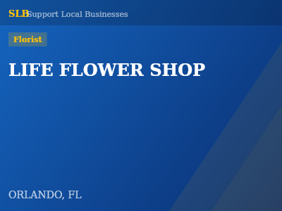 LIFE FLOWER SHOP — Florist in ORLANDO, FL