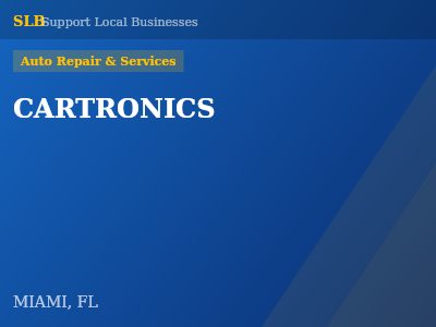 CARTRONICS — Auto Repair & Services in MIAMI, FL