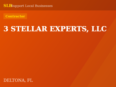 3 STELLAR EXPERTS, LLC — Contractor in DELTONA, FL