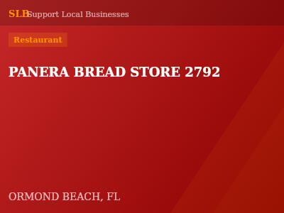 PANERA BREAD STORE 2792 — Restaurant in ORMOND BEACH, FL