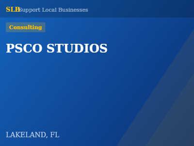 PSCO STUDIOS — Consulting in LAKELAND, FL