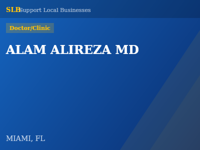 ALAM ALIREZA MD — Doctor/Clinic in MIAMI, FL