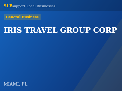 IRIS TRAVEL GROUP CORP — General Business in MIAMI, FL