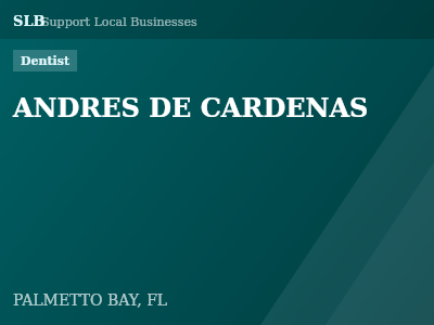 ANDRES DE CARDENAS — Dentist in PALMETTO BAY, FL
