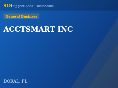 ACCTSMART INC — General Business in DORAL, FL