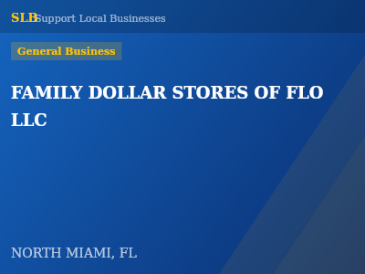 FAMILY DOLLAR STORES OF FLO LLC — General Business in NORTH MIAMI, FL