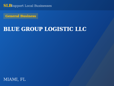 BLUE GROUP LOGISTIC LLC — General Business in MIAMI, FL