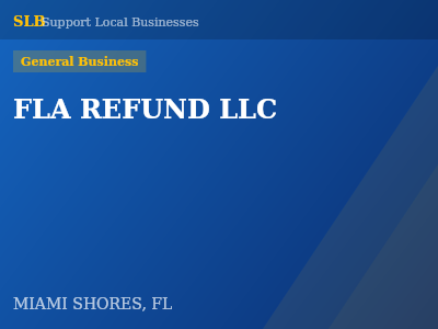 FLA REFUND LLC — General Business in MIAMI SHORES, FL