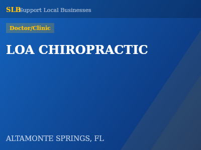 LOA CHIROPRACTIC — Doctor/Clinic in ALTAMONTE SPRINGS, FL