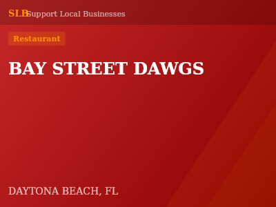 BAY STREET DAWGS — Restaurant in DAYTONA BEACH, FL