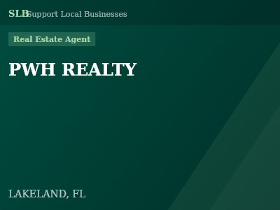 PWH REALTY — Real Estate Agent in LAKELAND, FL