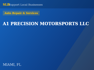 A1 PRECISION MOTORSPORTS LLC — Auto Repair & Services in MIAMI, FL