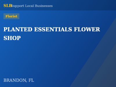 PLANTED ESSENTIALS FLOWER SHOP — Florist in BRANDON, FL