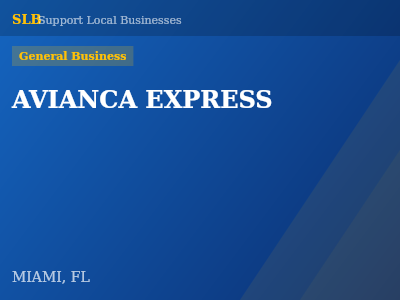AVIANCA EXPRESS — General Business in MIAMI, FL