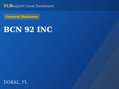 BCN 92 INC — General Business in DORAL, FL