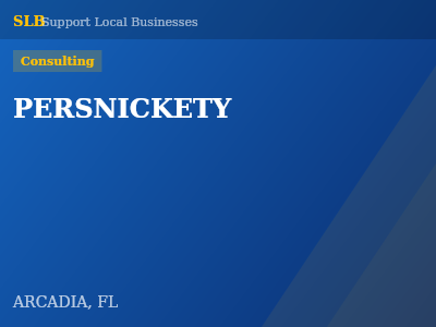 PERSNICKETY — Consulting in ARCADIA, FL