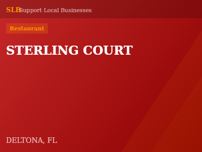 STERLING COURT — Restaurant in DELTONA, FL