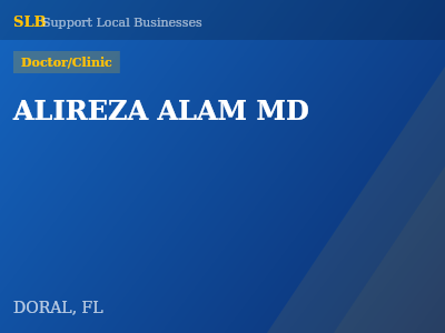 ALIREZA ALAM MD — Doctor/Clinic in DORAL, FL