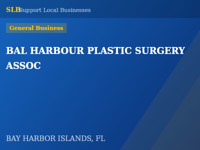 BAL HARBOUR PLASTIC SURGERY ASSOC — General Business in BAY HARBOR ISLANDS, FL