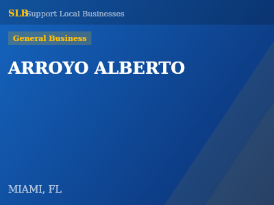 ARROYO ALBERTO — General Business in MIAMI, FL