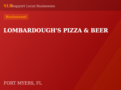 LOMBARDOUGH'S PIZZA & BEER — Restaurant in FORT MYERS, FL