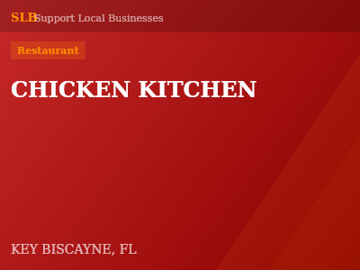CHICKEN KITCHEN — Restaurant in KEY BISCAYNE, FL