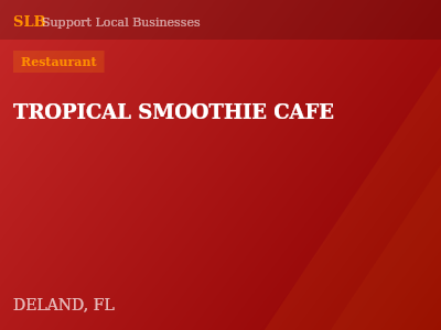 TROPICAL SMOOTHIE CAFE — Restaurant in DELAND, FL