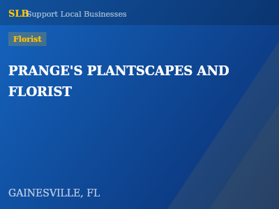 PRANGE'S PLANTSCAPES AND FLORIST — Florist in GAINESVILLE, FL